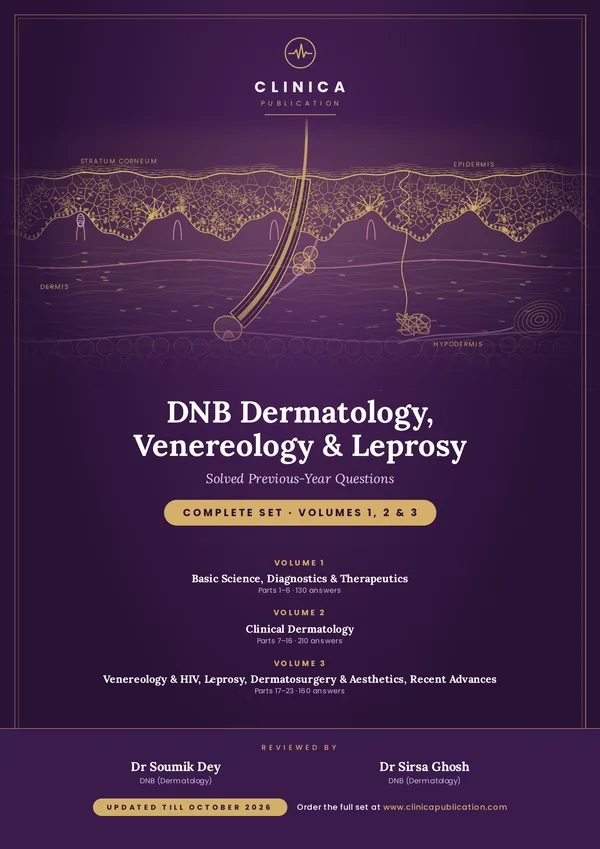 DNB Dermatology, Venereology & Leprosy — Previous-Year Question Papers cover