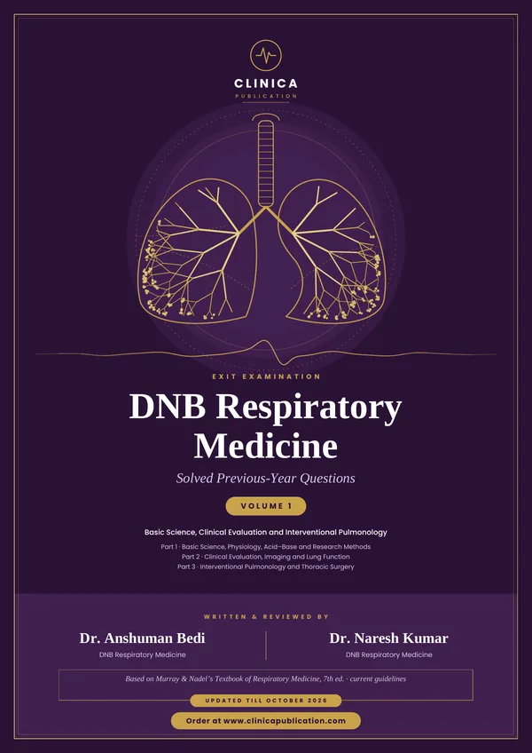 DNB Respiratory Medicine — Previous-Year Question Papers cover
