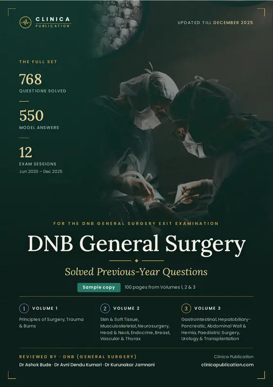 DNB General Surgery free sample, page 1